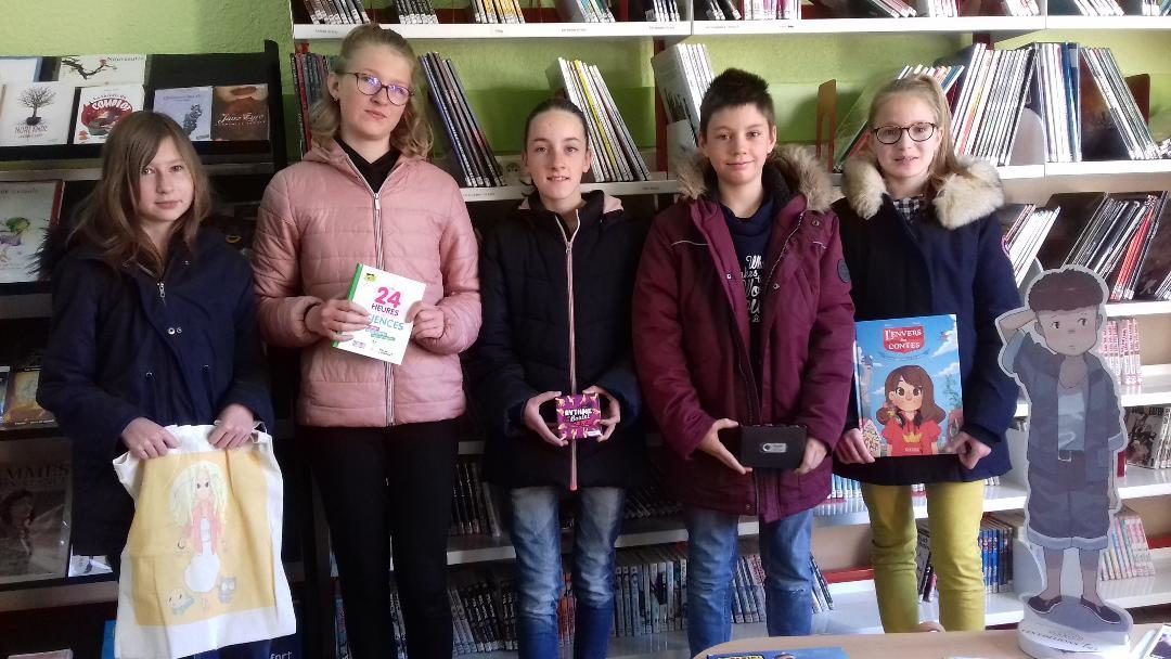 les mangas: les gagnants du concours