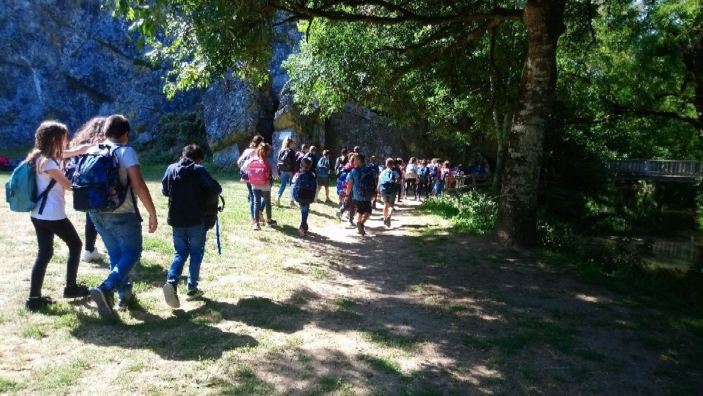 Journée d’intégration à Saulges pour les élèves de 6ème