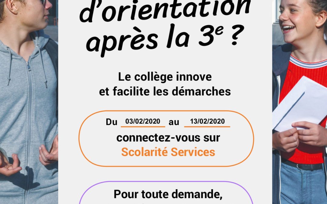 Téléservices Orientation parents 3ème