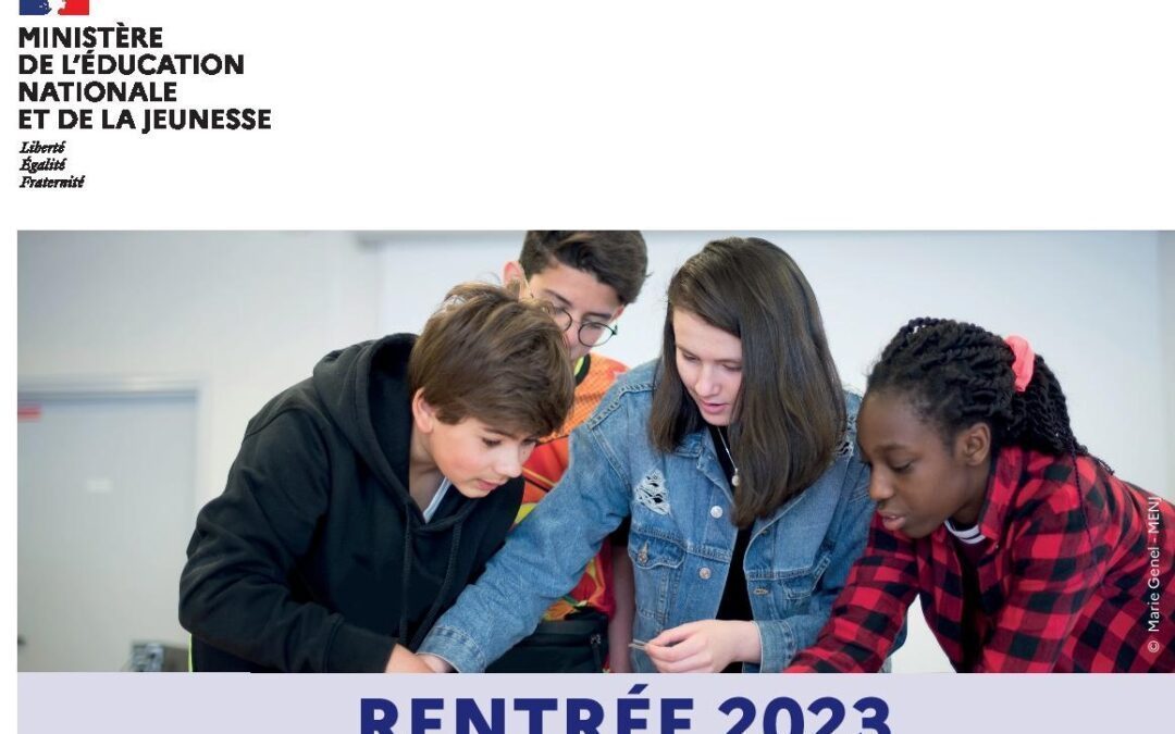 Rentrée 2023 – ce qui change pour votre enfant